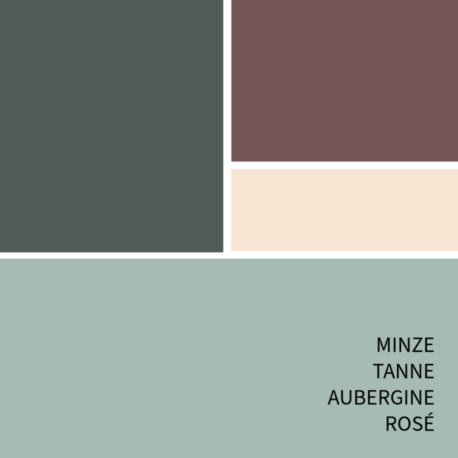 Farbauswahl der JOKA Wohnidee "Siebenschläfer"