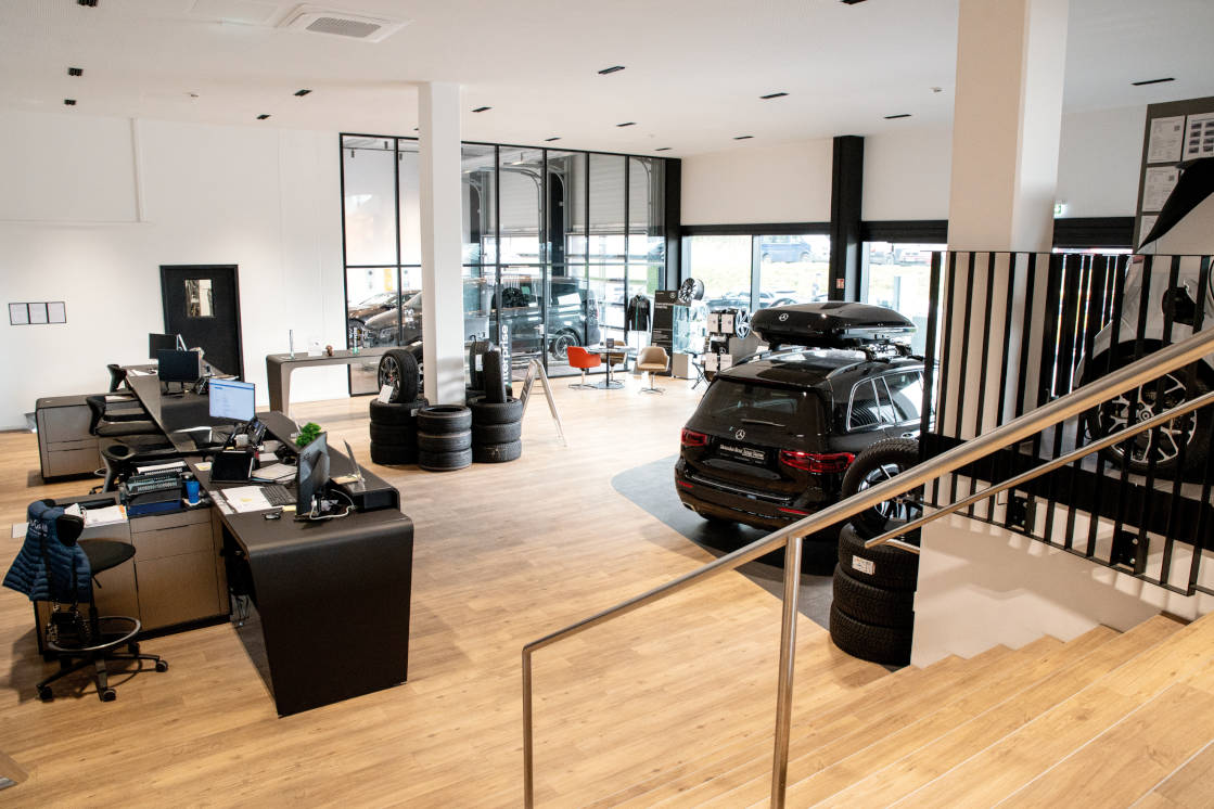 Raumbild des Autohauses Autogrill in Ebersberg